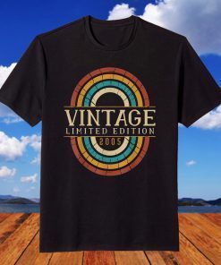 Vintage 2005 Limited Edition 16th Birthday T-Shirt