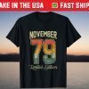 Vintage 41st Birthday November 1979 Shirt