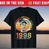 Vintage Legendary Awesome Epic Since 1998 Birthday T-Shirt