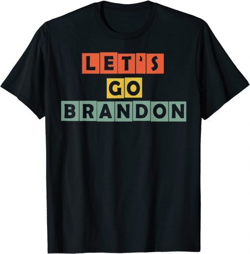 Vintage Let's Go Brandon Anti Biden Impeach 46 Classic Shirt