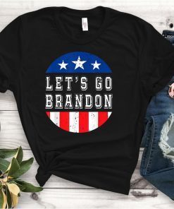 Vintage Let's Go Brandon Anti Joe Biden FJB US Flag Classic Shirt