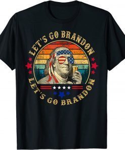 Vintage Let's Go Brandon Ben Drankin Classic T-Shirt