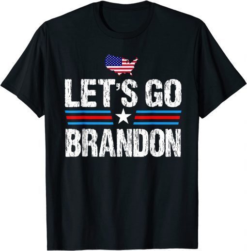 Vintage Lets Go Brandon FJB Impeach 46 Unisex T-Shirt