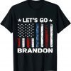 Vintage Let's Go Brandon FJB US Flag 2021 Shirt