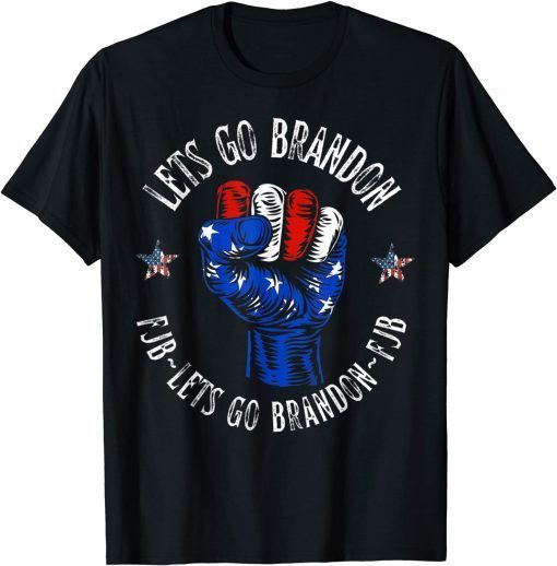 Vintage Let's Go Brandon FJB Usa Flag Unisex Shirt