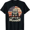 Vintage Let's Go Brandon US Flag Anti Biden T-Shirt