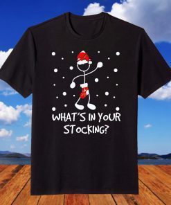 Whats In Your Stocking Christmas Holiday Season Santa T-Shirt