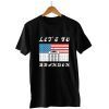 White House Let's Go Brandon Us Flag Gift Shirt