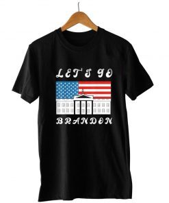 White House Let's Go Brandon Us Flag Gift Shirt