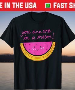 You Are One In A Melon Watermelon Costume Halloween T-Shirt