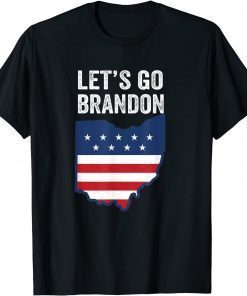 let's Go Brandon Ohio Map Cool Gift Shirt