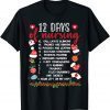 12 Days Of Nursing Nurse Christmas Nurse Gift Shirt