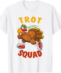 5k Thanksgiving Running Marathon Turkey Trot Squad Costume Gift T-Shirt