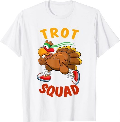 5k Thanksgiving Running Marathon Turkey Trot Squad Costume Gift T-Shirt