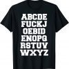 ABCD FUCKJOEBIDEN Alphabet Anti Joe Biden Let's go brandon Unisex Shirt