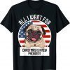 All I Want For Christmas Is A New President American Flag Gift Shirt