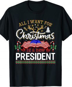 All I Want For Christmas Is A New President Flag Limited Shirt