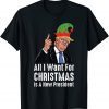 All I Want For Christmas Is A New President Trump Back Classic Shirt