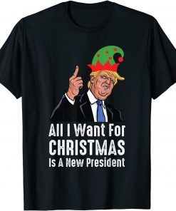 All I Want For Christmas Is A New President Trump Back Classic Shirt