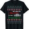 All I Want For Christmas Is A New President Vintage Sweater Classic T-Shirt