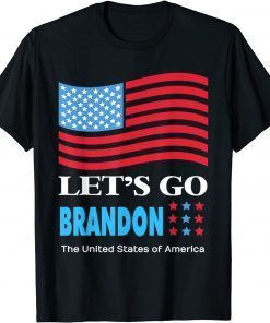 All I Want For Christmas Is This Let's Go Braden Brandon Usa Flag Gift Shirt