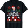 All I Want for Christmas Is Solve the Puzzle Sarcastic Biden Unisex Shirt