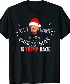 All I Want for Christmas Is Trump Back and New President Classic T-Shirt