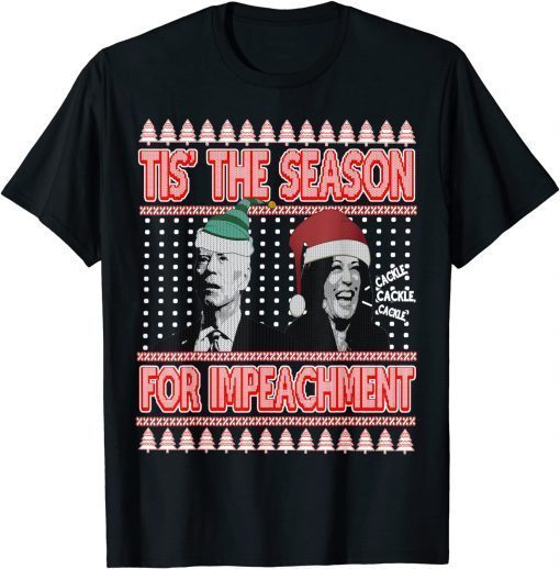 Anti Biden Harris Ugly Christmas Sweater Impeachment Unisex Shirt