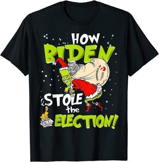 Anti-Biden How Biden Stole The Election Christmas Classic Shirt