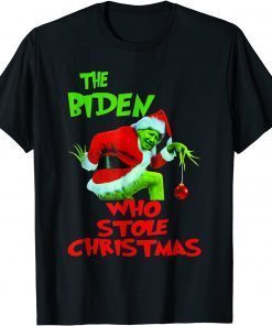 Anti-Biden The Biden Who Stole The Election Christmas Classic T-Shirt