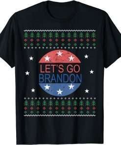 Anti Bien Let's Go Brandon Trump Ugly Christmas Sweater Limited Shirt