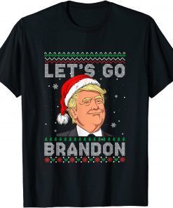 Anti Joe Biden Let's Go Brandon Trump Ugly Christmas Sweater T-Shirt