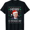Anti Joe Biden Merry St. Patricks Day Christmas Ugly Limited Shirt