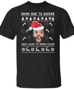 Bad Bunny mami que tu quiere Christmas Classic Shirt