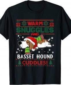 Basset Hound Christmas Pajama Ugly Christmas Sweater Classic Shirt