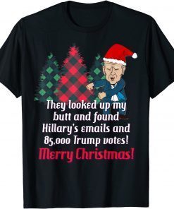 Biden Colonoscopy Meme Christmas Butt Wiped Biden Go Brandon Gift Shirt