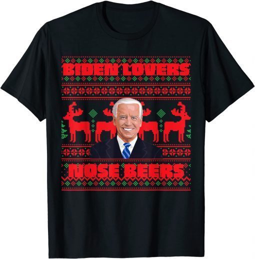 Biden Lovers Nose Beers Classic Shirt