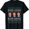 Biden Loves Nose Beers Ugly Sweater Christmas Limited Shirt