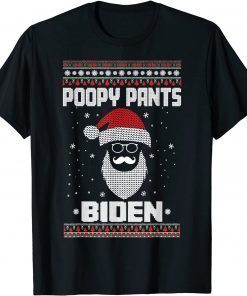 Biden Poop Poo-py Pants Ugly Sweater Christmas Gift Shirt