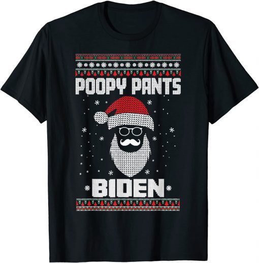 Biden Poop Poo-py Pants Ugly Sweater Christmas Gift Shirt