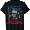 Biden Ugly Christmas Sweater Party Let's Go Brandon Gift Shirt