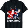 BidenSanta Anti President Joe Biden Joke Humor Funny Christmas T-Shirt