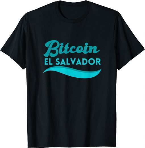 Bitcoin El Salvador Cryptocurrency Unisex T-Shirt