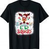 Bleached Reindeer Plaid Santa Hat ER Squad Nurse Christmas Classic Shirt