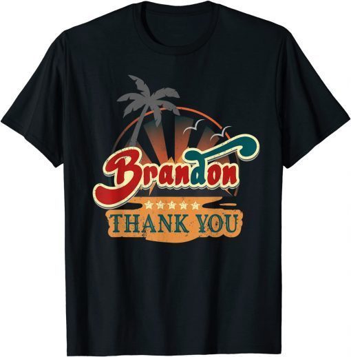 Brandon Thank You Retro Vintage American Limited T-Shirt