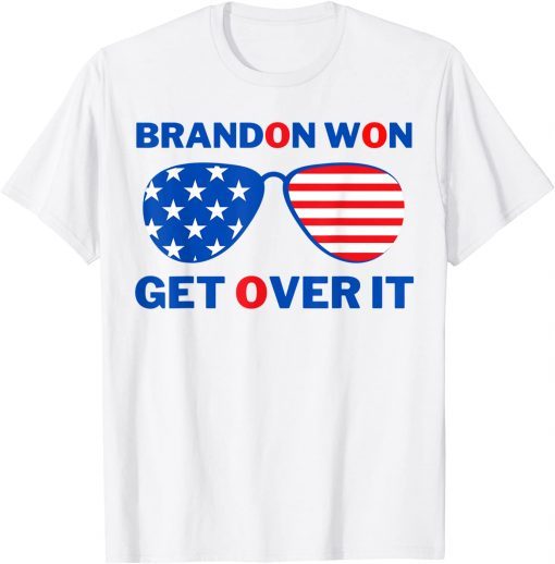 Brandon Won Get Over It Thank You Brandon Pro Joe Biden 2021 Shirt