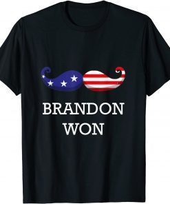 Brandon Won Pro Biden Political T-Shirt