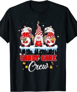 Candy Cane Crew Gnome Christmas Merry Xmas Classic Shirt