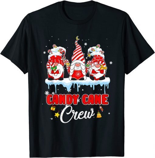 Candy Cane Crew Gnome Christmas Merry Xmas Classic Shirt