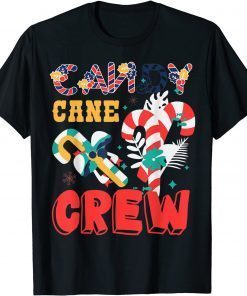 Candy Cane Cutie Crew Christmas T-Shirt